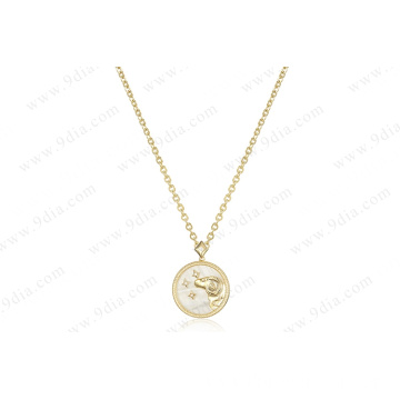 jewelry gold plated zodiac 925 sterling silver